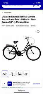 Te koop stadsfiets in nieuwstaat, Ophalen of Verzenden, Zo goed als nieuw, 20 inch of meer