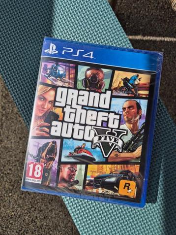 PS4 Grand Theft Auto 5 (sealed)  beschikbaar voor biedingen