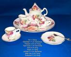 Fijne porseleinen theeset 'Objets d'Art', Ophalen of Verzenden