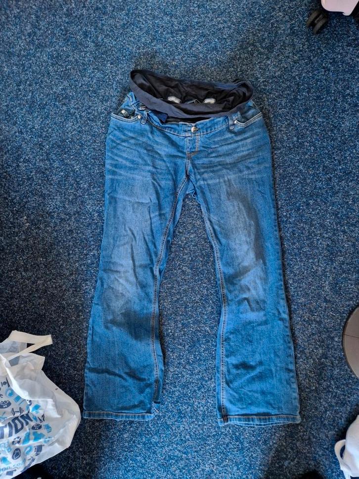 Zwangerschaps broeken + panty, Kleding | Dames, Positiekleding, Zo goed als nieuw, Overige typen, Maat 42/44 (L), Zwart, Ophalen