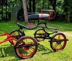 Menwagen, menkar Shetlander/ kleine pony zwart met rood, Dieren en Toebehoren, Gebruikt, Pony