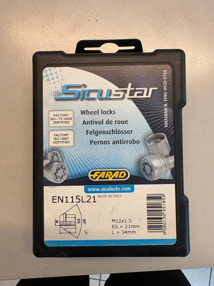 Farad EN115L21 Slotboutset Wielsloten, Auto diversen, Auto-accessoires, Nieuw, Ophalen of Verzenden