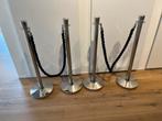 2x afzetpalen set met touw, Ophalen, Gebruikt