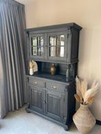 Mooie massief eiken kast ! Zwart, Huis en Inrichting, Kasten | Buffetkasten, Ophalen, 100 tot 150 cm, Eikenhout, Zo goed als nieuw