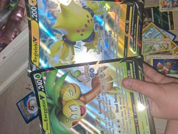 2 groote pokemon kaarten beschikbaar voor biedingen