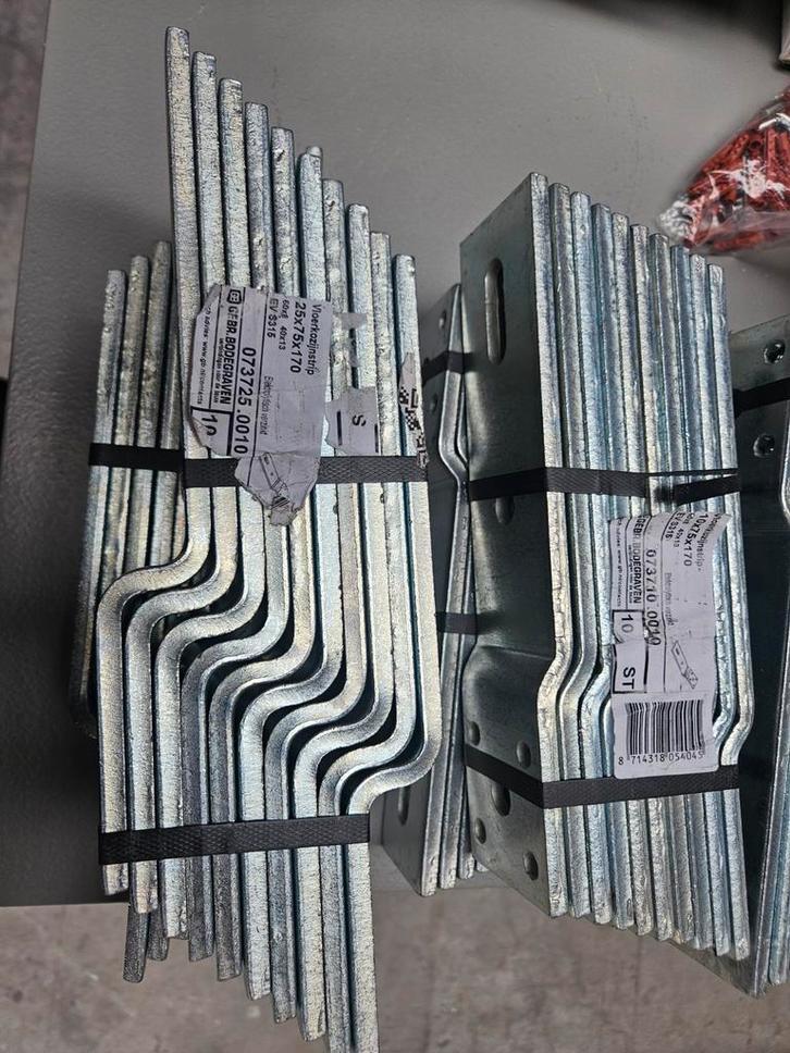 Vloerkozijnstrip 25x75x170, Doe-het-zelf en Verbouw, Hang- en Sluitwerk, Nieuw, Overige typen, IJzer, Ophalen of Verzenden