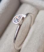 Zilveren ring SPJ 925 maat 19, Sieraden, Tassen en Uiterlijk, Ringen, Verzenden, 19 tot 20, Zo goed als nieuw, Met edelsteen