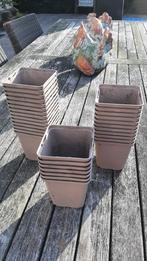 Moestuin Plant Oppot Kweek Potjes P9 | 32 stuks, Kunststof, Vierkant, Zo goed als nieuw, Tuin