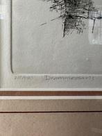 Oude ets / gravure van A. Wieringa, Drommedaris Enkhuizen, Ophalen