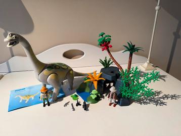 Playmobil Brachiosaurus met rots (4172) - Compleet! beschikbaar voor biedingen