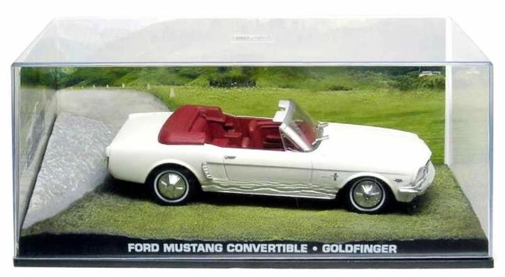 FORD MUSTANG CABRIOLET JAMES BOND GOLDFINGER, Hobby en Vrije tijd, Modelauto's | 1:43, Nieuw, Auto, Overige merken, Ophalen of Verzenden