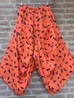 Harembroek, Linnen, Verzenden, Maat 42/44 (L), Oranje, Zo goed als nieuw