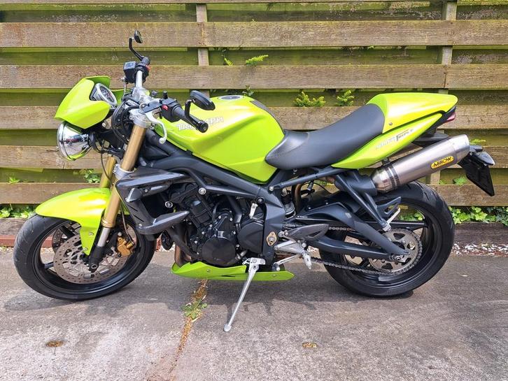 Triumph Street Triple 675 - 2009 groen, Motoren, Motoren | Triumph, Particulier, Naked bike, meer dan 35 kW, 3 cilinders, Motorrijbewijs A
