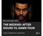 Two tickets for The Weeknd (platinum seats Vak107), Twee personen, Juli