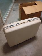 Samsonite Saturn Vintage Crème Nieuwstaat, Sieraden, Tassen en Uiterlijk, Koffers, Ophalen, Zo goed als nieuw, Hard kunststof
