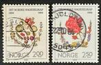 Noorwegen 1984 eeuwfeest tuinbouw sg937/937 -9, Postzegels en Munten, Ophalen of Verzenden, Noorwegen, Gestempeld