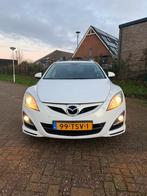 Mazda 6 2.0 Sportbreak 2012 Wit (parelmoer), Auto's, Mazda, Voorwielaandrijving, Euro 5, Zwart, 4 cilinders