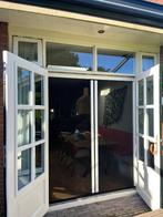 Horren 207,5(h)x166(b) & 207,5(h)x156(b) (wit), Ophalen, Kunststof, 120 cm of meer, Hordeur