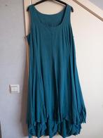 Blauw/Groen builenjurk maat m, katoen, Kleding | Dames, Ophalen of Verzenden, Gedragen, Groen, Boven de knie