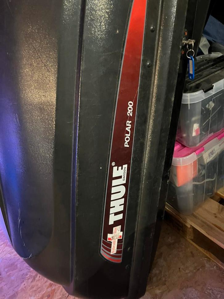 Thule dakkoffer polar 200 met dakdragers, Auto diversen, Dakkoffers, Gebruikt, Ophalen