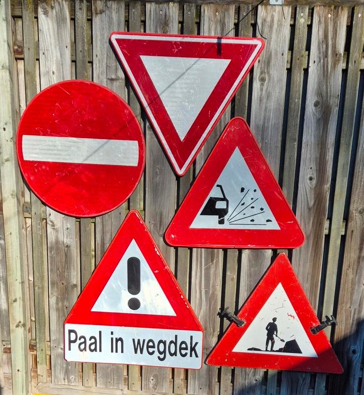 Te Koop: Collectie Unieke Verkeersborden Met Geschiedenis!, Auto diversen, Overige Auto diversen, Ophalen
