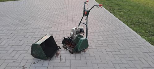 Webb Kooimaaier - Benzine - Vintage, Tuin en Terras, Grasmaaiers, Gebruikt, Benzine-grasmaaier, 30 t/m 39 cm, Kooimesmaaier, Opvangzak