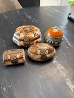 Leukes sieraden doosjes lijkt op marmer / ivoor, Ophalen of Verzenden