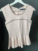 Licht roze French Connection peplum top, French Connection, Ophalen of Verzenden, Zo goed als nieuw, Roze
