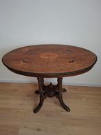 Biedermeier antiek bijzettafeltje haltafel  ovaal, Ophalen