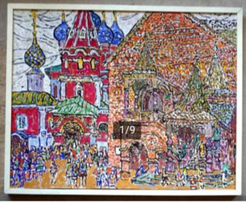 gesigneerd en gedateerd 1970==BASILIEK in MOSCOU==russisch beschikbaar voor biedingen