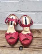 Muxart - Prachtige leren sandalen maat 38 - Nieuw, Kleding | Dames, Schoenen, Nieuw, Muxart, X, Rood