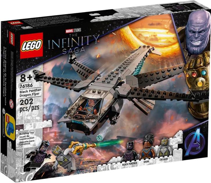 Lego 76186 Black Panther Dragon Flyer: Nieuw&Sealed, Kinderen en Baby's, Speelgoed | Duplo en Lego, Nieuw, Lego, Complete set