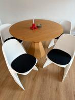 Vintage eetkamer stoel casala casalino space age, Huis en Inrichting, Stoelen, Ophalen, Gebruikt, Wit, Vier