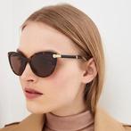 Versace cat eye zonnebril, Zonnebril, Bruin, Gianni Versace, Ophalen of Verzenden