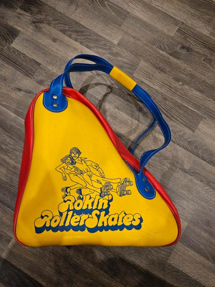 Retro Rolschaatstas Rokin' RollerSkates, Sieraden, Tassen en Uiterlijk, Tassen | Sporttassen, Gebruikt, Ophalen