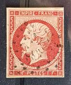 Frankrijk 1853 / 1 Franc / CW €4.200 / Gesigneerd!!, Ophalen of Verzenden, Gestempeld