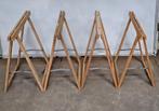 4 houten schragen 100% FSC hout, Ophalen, Gebruikt, Inklapbaar