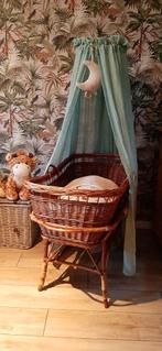 Prachtig oud rotan wiegje, Ophalen, Gebruikt, Wieg