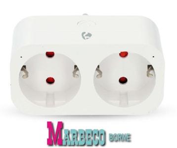 SmartLife Wi-Fi Smart Duo Plug Stopcontact, Powermeter 16A beschikbaar voor biedingen