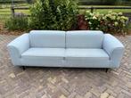 Grijs blauwe 3 zits bank, Huis en Inrichting, Banken | Bankstellen, Ophalen, Gebruikt, 100 tot 125 cm, Driepersoons