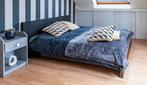MALM bed laag 140X200, Ophalen, Gebruikt, Tweepersoons