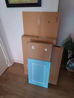 IKEA metod kasten, deuren en panelen (WIT MAT en ECRU MIX), Huis en Inrichting, Keuken | Keukenelementen, Ophalen, Wit, Zo goed als nieuw