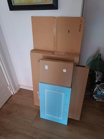 IKEA metod kasten, deuren en panelen (WIT MAT en ECRU MIX) beschikbaar voor biedingen