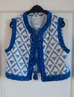 Nukus blauw/wit folklore gilet maat L, Kleding | Dames, Blauw, Maat 42/44 (L), Ophalen of Verzenden, Zo goed als nieuw