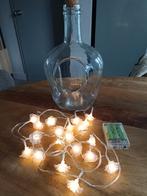 Decoratie fles met batterijverlichting bloem, Ophalen of Verzenden