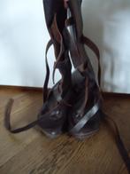 bruine leren Trippen laarzen maat 38, Kleding | Dames, Hoge laarzen, Bruin, Ophalen of Verzenden, Zo goed als nieuw