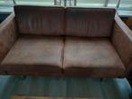 Cognac kleur bank, Huis en Inrichting, Banken | Bankstellen, Ophalen, 150 tot 200 cm, Tweepersoons, Zo goed als nieuw