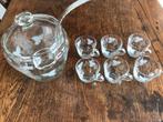 bowlset, Huis en Inrichting, Keuken | Servies, Ophalen, Glas of Glazen, Overige stijlen, Glas