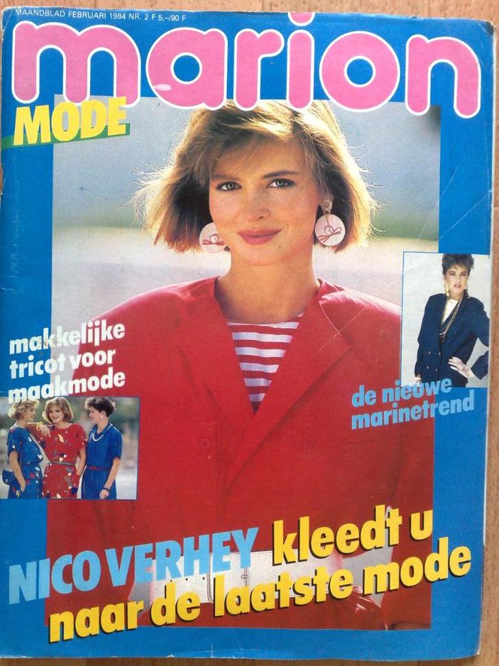 Marion mode februari nr. 2 / 1984, Hobby en Vrije tijd, Kledingpatronen, Gebruikt, Marion, Verzenden