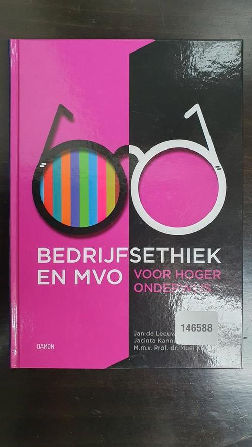 Jan de Leeuw - Bedrijfsethiek en MVO voor hoger onderwijs, Boeken, Schoolboeken, Zo goed als nieuw, Nederlands, Overige niveaus